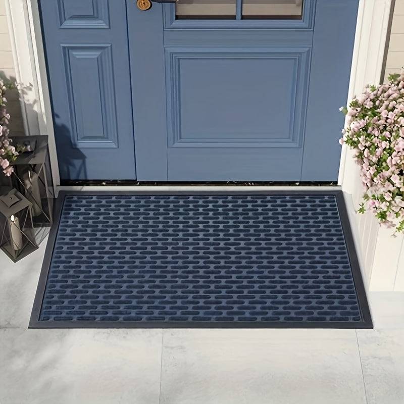 1pc, Non Slip Absorbent Front Door Mat, Dirt Resistant Welcome Door Mat Low Profile Entryway Mat For Inside House Entry, Patio, Garage, Perfect For Home Decoration, Christmas, Thanksgiving, Mother'S Day, Juneteenth