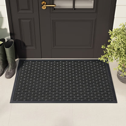 1pc, Non Slip Absorbent Front Door Mat, Dirt Resistant Welcome Door Mat Low Profile Entryway Mat For Inside House Entry, Patio, Garage, Perfect For Home Decoration, Christmas, Thanksgiving, Mother'S Day, Juneteenth