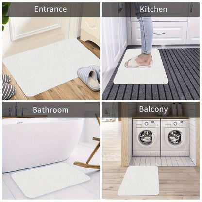 1pc 2D Flat Print Cobblestone Style Welcome Doormat, Durable & Washable, Non-Slip Mat For Indoor & Outdoor Entrance, Easy To Clean, Suitable For Living Room, Bedroom, Bathroom, Kitchen, Entryway, Perfect Home Decor, Summer