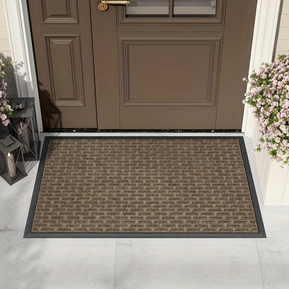 1pc, Non Slip Absorbent Front Door Mat, Dirt Resistant Welcome Door Mat Low Profile Entryway Mat For Inside House Entry, Patio, Garage, Perfect For Home Decoration, Christmas, Thanksgiving, Mother'S Day, Juneteenth